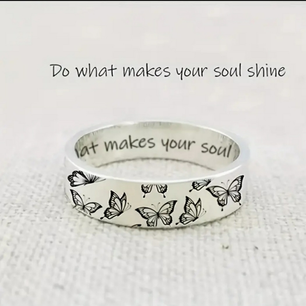 Butterfly Ring " Your Soul"